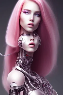 cyborg, pink hair, sexy, perfekt, real, dream