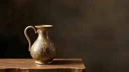 تصویری برای این شعر عمر خیام "این کوزه چو من عاشق زاری بوده است دربند سر زلف نگاری بوده است این دسته که بر گردن او می بینی دستی است که بر گردن یاری بوده است