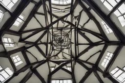 The ceiling of the Modern Modern Natural Light Museum