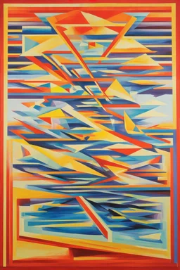 spiritual siege; surrealism, optical art; Ilya Bolotowsky