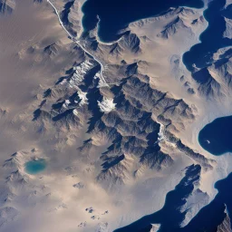 Shangri-La photographed from the International Space Station