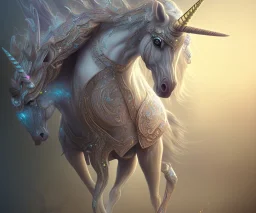 unicorn, fantasy art, highly detailed, intricate color patterns on wings, soft studio lighting, background 64k