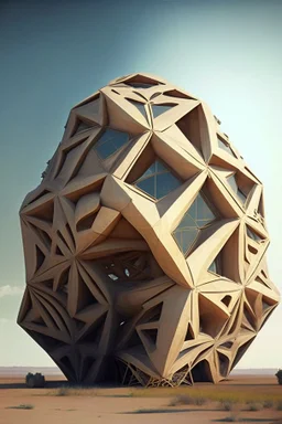 non-euclidian geometry giant organic building