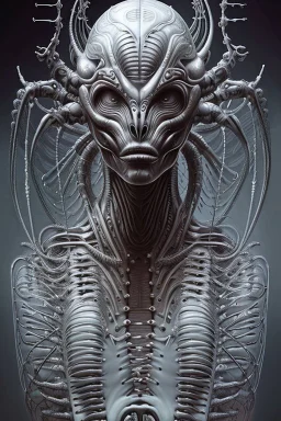 Biomorphic Biomechanical Alien Queen by Giger