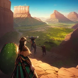 anime real life like cactus in the desert in arizona, grand canyon,anime, large hands wrapped around cactus