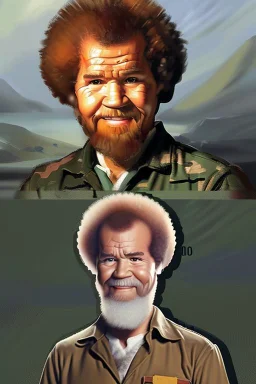 Bob Ross committing war crimes