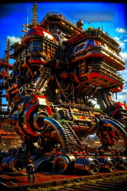 Step into a realm of mechanical marvels, where towering monstrosities roam and battle in a mesmerizing display of power and destruction.