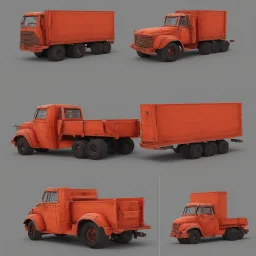 truck design for low poly game