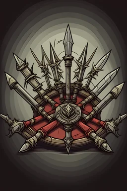 put 9 swords around them