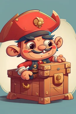 cartoon box pfp character detailed pirate