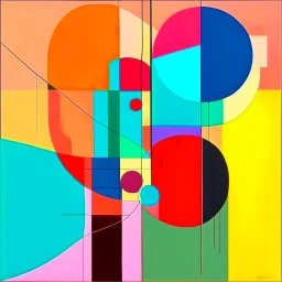 Abstract surrealist painting, geometric eulogies of Death's whisper, deconstructed, style inspired by Tracey Adams and Victor Pasmore