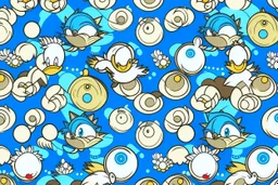 SONIC HEDGEHOG theme PATTERN