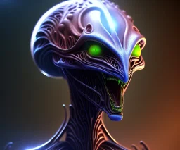 occult alien, 8K, photo realistic, highly detailed