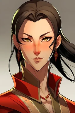 Draw azula as if she was an attack on titan character