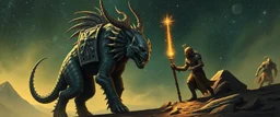 a myrriad and a star golem
