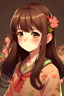 Brunette chibu