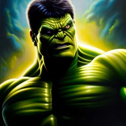 Ultra detailed fullbody Portrait in oil on canvas of Immortal Hulk, extremely detailed digital painting, extremely detailed face,crystal clear Big Glowing eyes, mystical colors ,perfectly centered image, perfect composition, rim light, beautiful lighting, 8k, stunning scene, raytracing, anatomically correct, in the style of robert e howard and Ken Kelley and Ohrai Noriyoshi and Simon Bisley and tomzj1