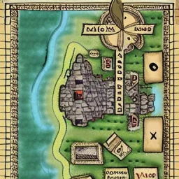 dungeons and dragons village map 5e