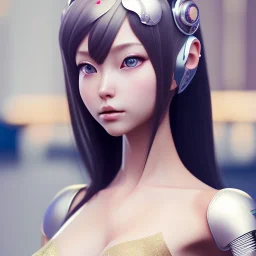 beautiful smooth realistic Japanese robot catgirl, extremely sharp detail, finely tuned detail, ultra high definition, 8 k, unreal engine 5, ultra sharp focus, accurate wings, in flying mode