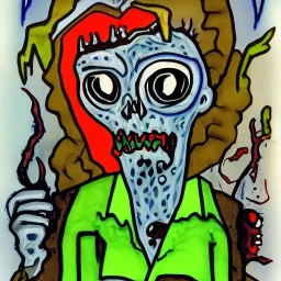 Zombie by outsider artist