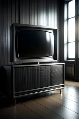 television avec personne devant