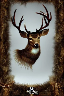 fur and bone deer god mythic forest