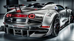 bugatti veyron BRABUS ROCKET, rear view, desktop wallpaper, 4K, Cinematic