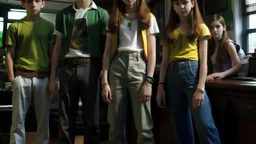 3 erkek 2 kız ve yaşları 17 18 ve aynı evde yaşıyorlar