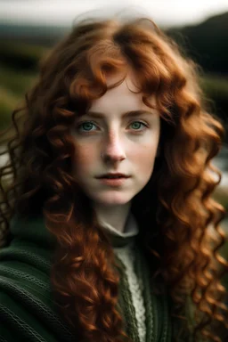ung kvinde Irland mytisk karakter krøller