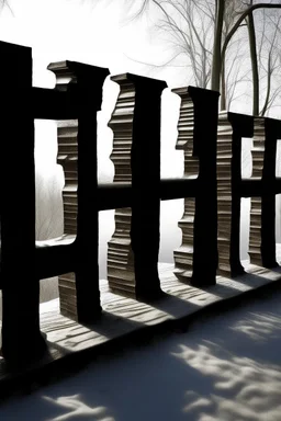 letters made from ice that spell "eternity"