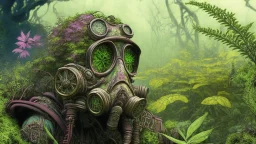 Overgrown gasmask