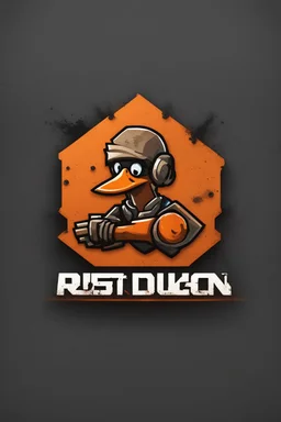 Make a Logo For a Gaming youtuber that plays "Rust" Call Ducki1n