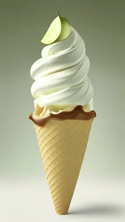 Apple Ice cream cone