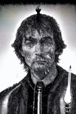 face melting light saber candle chart pixels INFINATE MONEY GLITCH in the style of surrealism black and white divinci