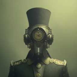 Lorenor Zorro, steam punk, scary, horror, realistic, made in octane, cinematic, movie, CGI, ultra-realistic, extremely detailed octane rendering, 8K, VRAY Super Real ar 2:3, dof photorealistic futuristic 50mm lens hard lighting dark gray tintype photograph, realistic lighting, sephia colors