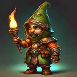 Armored Young Gnome Trickster Priest