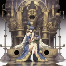 Lady of the Fount shin megami tensei 3 fountain fountain she takes money