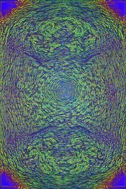 fractals weaving a tapestry and opening an aperture; Optical Art