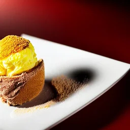  kentucky fried ice cream, 50 millimeter, food photography with dramatic lighting