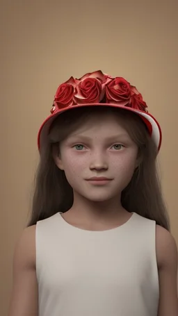 A 7-year-old little girl from Russia holds a lot of roses and puts them on her face, wears a plain white bucket hat, puts roses in front of her face so that her face is not visible, (many flowers: 1.2), soft light, golden hour, upper body, HDR, 8K, Natural Skin Texture, AO, Complex, Highly Detailed, Sharp Focus, Crazy Detail, Intricate Detail, Highly Detailed, The Girl Looked Down