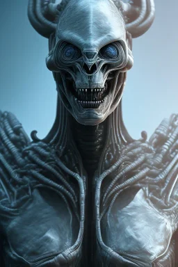 evil berserker, alien, tron, bitcoin eyes, 8k, finely detailed, dark light, photo realistic, hr giger