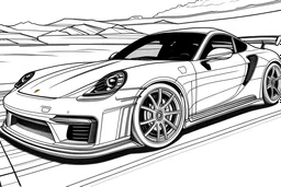 coloring TARGA CAR