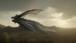 dragon in a big cloud