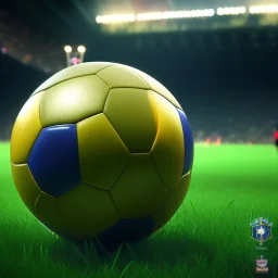 Football Brazil Pele,shallow depth of field, macro lens, unreal engine 5, ultra detailed, realistic signature TD