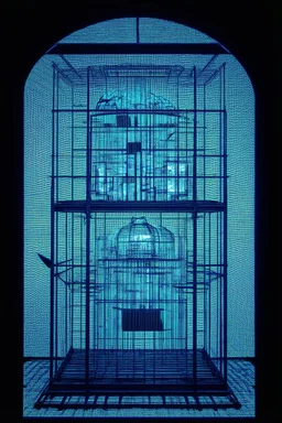 projection is a map to your own cage; surreal optical art