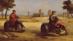 man on quad by Andrea del sarto