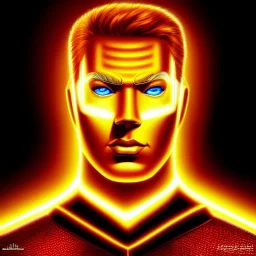 ultra detailed fullbody portrait of The Human Torch Marvel, extremely detailed digital painting, intrincate, extremely detailed face,crystal clear Big eyes, in the style of clyde caldwell, mystical colors , perfectly centered image, perfect composition, rim light, beautiful lighting, 8k, stunning scene, raytracing