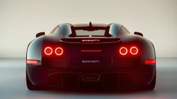 modern bugatti veyron, Futuristic taillights installed, rear view