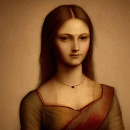 Leonardo da vinci in a saree