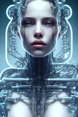 cyberpunk, glass body, women, portrai, open mouth, perfect skin, tron, cyborg , perfekt, real, dream, hr giger